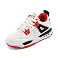 Miniatyrbild 1 av 5: Barn Sneakers Andas Pojkar Flickor Skateboard Skor Löparskor Yj999 WhiteRed 32