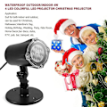 Miniatyrbild 3 av 4: Vattentät Utomhus/inomhus 4w 4 Led Färgglad Ledprojektor Julprojektor