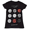 Miniatyrbild 1 av 5: Twenty One Pilots Pattern Circles Unisex T-shirt M