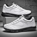 Miniatyrbild 2 av 3: Herr Dam Sneakers Andas Promenadskor Mode Sportskor Äldre Skor H6870 White 44