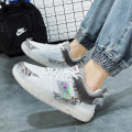 Miniatyrbild 4 av 5: Herrsneakers Andas löparskor Dammode Sportskor 5510 White 38