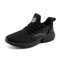 Miniatyrbild 1 av 5: Herrsneakers Lättviktssportlöparskor Andas promenadskor Black 44