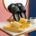 Miniatyrbild 3 av 5: Summer Slides Tofflor Plattform Strandsandaler Unisex Tofflor Snabbtorkande Black 40-41