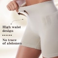 Miniatyrbild 4 av 5: Hög midja Magkontroll Trosa Shaper Bantning Underkläder Rumplyftare Magen Formande Damshorts Yoga Fitness Träning Persika Höft, grå M