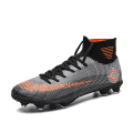 Miniatyrbild 1 av 5: Fotbollsskor för män Halkfria fotbollsskor Klossar Gräs Fotbollssneakers Yj1671 GrayOrange 39