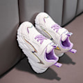 Miniatyrbild 5 av 5: Pojkar Flickor Sneakers Andas löparskor Mode Sportskor 3A9322 White 34