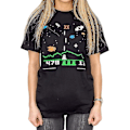 Miniatyrbild 2 av 3: The Big Bang Theory Sheldon Cooper Astrosmash Video Game Svart T-shirt för vuxna M