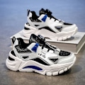 Miniatyrbild 3 av 5: Sneakers för pojkar Andas löparskor Mode Sportskor 3C0371 WhiteBlue 32