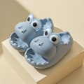 Miniatyrbild 1 av 4: Dinosaurietofflor för barn Halkfria duschbadtofflor Mjuka sommarsandaler för flickor och pojkar Blue 39-40 24cm