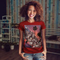 Miniatyrbild 2 av 3: City Beach Palm Fashion T-shirt för kvinnor 3XL