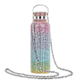 Miniatyrbild 1 av 5: 350ml/500ml/750ml isolerad flaska strass inlagd thermal rostfritt stål Barnisolerad vattenkopp för resor Rainbow 750ML
