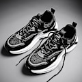 Miniatyrbild 2 av 5: Herrsneakers Andas löparskor Mode Sportskor Tk829 Black 43