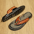 Miniatyrbild 4 av 5: Herr Sport Flip Flops Komfort Casual Stringsandaler Utomhus 3C8611 Brown 41