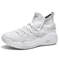 Miniatyrbild 1 av 5: Basketskor för män Andas Sportskor Sneakers Löparskor 2D6907 White 39