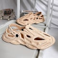 Miniatyrbild 4 av 4: Strandskor för herr utomhus damsandaler Water Mock Slippers 8801 Khaki 41