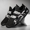 Miniatyrbild 3 av 5: Tyngdlyftningsskor för män Andas Sneakers Löparskor 3A1030 BlackGray 45