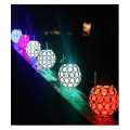 Miniatyrbild 1 av 4: Solar Ball Hang Led-lampa Utomhus Landskap Färgbyte gångvägsljus (flerfärgad)