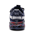 Miniatyrbild 3 av 5: Pojkar Flickor Sneakers Andas löparskor Mode Sportskor 3A172 Blue 32