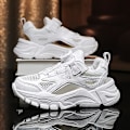 Miniatyrbild 3 av 5: Sneakers för pojkar Andas löparskor Mode Sportskor 3C0371 White 34