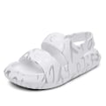 Miniatyrbild 1 av 5: Herrtofflor Flower Graffiti New Hole Shoes 2C2733 White 42