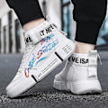Miniatyrbild 5 av 5: Sneakers för barn Andas Pojkar Flickor Skateboard Skor Löparskor 2Ln8895 White 34
