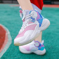 Miniatyrbild 5 av 5: Basketskor för barn Mode Pojkar Flickor Sneakers Andas Sportskor 3331 Pink 38