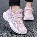 Miniatyrbild 5 av 5: Sneakers för barn för pojkar, flickor, löpning tennisskor, lätt andas, sport, atletisk 3B2039 Pink 34