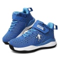 Miniatyrbild 3 av 5: Barn Basketskor Andas Sneakers Pojkar Flickor Sportskor Yj2803 Blue 31
