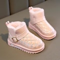 Miniatyrbild 2 av 5: Barn Vinter Snö Boots Varma Ankel Boots Anti-Slip Pojkar Flickor Vinterskor 2Ja8 Pink 30
