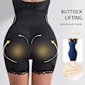 Miniatyrbild 5 av 5: Butt Lifter Control Trosor Body Shaper Fake Pad Foam Vadderad Hip Enhancer Kalsonger Shapewear Damkläder Timglas Body,svart M