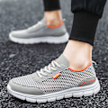 Miniatyrbild 4 av 5: Män Skor Höst Soft Loafers Skor Lättvikt Billiga Mesh Casual Herr Sneakers 2G8928-1 Gray 41