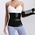 Miniatyrbild 1 av 5: Midjebandage Wrap Mesh Andas Trimmer Bälte Waist trainer Body Shapewear Mage Wrap Kvinna Platt Mage Bantning Slida Bälte, 3m