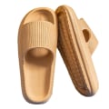 Miniatyrbild 1 av 5: Summer Slides Tofflor Plattform Strandsandaler Unisex Tofflor Snabbtorkande Khaki 40-41