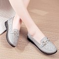 Miniatyrbild 4 av 5: Kvinnors casual Andas Loafers Mode sjuksköterskeskor 2D6597-1 Gray 40
