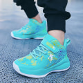Miniatyrbild 4 av 5: Pojkar Flickor Basketskor Barn Sneakers Andas Sportskor 915 Cyan 38