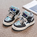 Miniatyrbild 2 av 5: Sneakers för barn Andas Pojkar Flickor Skateboard Skor Löparskor 01 Black 30