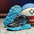 Miniatyrbild 2 av 5: Pojkar Flickor Sneakers Andas löparskor Mode Sportskor för barn 2L826 BlackBlue 31