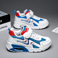 Miniatyrbild 2 av 5: Pojkar Flickor Sneakers Andas löparskor Mode Sportskor 3Ab817 WhiteBlue 34