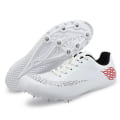 Miniatyrbild 4 av 5: Friidrottsskor för män Spikes Track Race Hoppande Sneakers Professionell löpning Nail Spikes Skor 3Ctj013 White 38