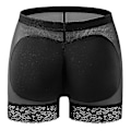 Miniatyrbild 1 av 5: Damsvamp vadderad Push Up Control Trosor Butt Lifter Seamless Fake Ass Trosa Underkläder För Kvinna Bröllop Body Shapers Shor,svart Asian size XXL