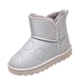 Miniatyrbild 1 av 5: Pojkar Flickor Vintersnöboots Varma ankelstövlar Barn Anti-halk vinterskor H2109 Gray 35
