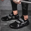 Miniatyrbild 5 av 5: Tyngdlyftningsskor för män Andas Sneakers Löparskor 3A1030 BlackGray 45