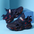 Miniatyrbild 4 av 5: Sneakers för barn för pojkar, flickor, löpning tennisskor, lätt andas sport, atletisk 3Bk733 DarkBlue 40