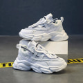 Miniatyrbild 2 av 5: Barn Sneakers Pojkar Basketskor Halkfria Barn Sportskor 3Bk10 White 32