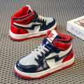 Miniatyrbild 3 av 5: Barn Sneakers Andas Pojkar Flickor Skateboard Skor Löparskor 8136 Red 36