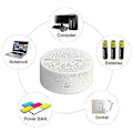 Miniatyrbild 5 av 5: 3D-lampor med fjärrkontroll, LED-lampa 16 färger Ljus Dimbar Touch Switch USB / batteriinsats, Bi