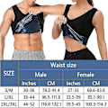 Miniatyrbild 2 av 2: Lequeen Män Neopren Svett Bastuväst Waist trainer Slimming Body Shapers Väst Shapewear Korsett Gym Underkläder Dam Fat Burn Linne,väst Dam 4XL to 5XL