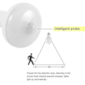 Miniatyrbild 1 av 5: Led rörelsesensor Lampa Infraröd Kroppslampa Nattljus för trapphallen