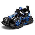 Miniatyrbild 1 av 5: Strandtofflor för barn Modesandaler Halkfria inomhusskor utomhus 8808 BlackBlue 34