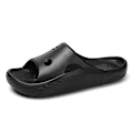 Miniatyrbild 1 av 5: Strandtofflor för män Modesandaler Utomhus Halkfria inomhusskor 3Bs2196 Black 40-41